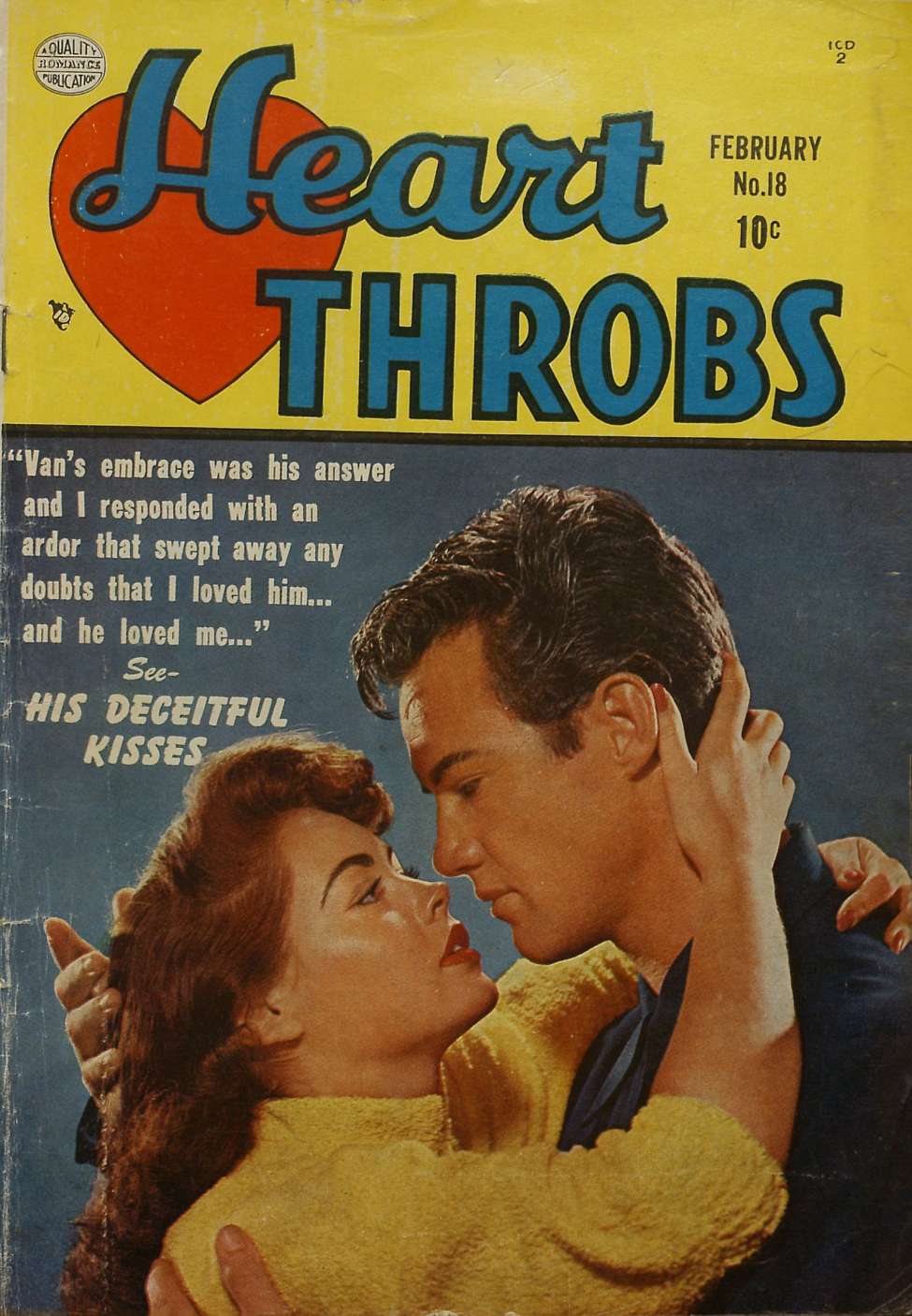Book Cover For Heart Throbs 18