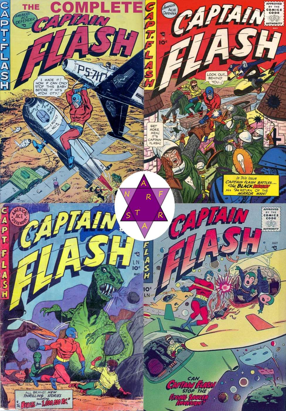 Book Cover For Captain Flash Complete