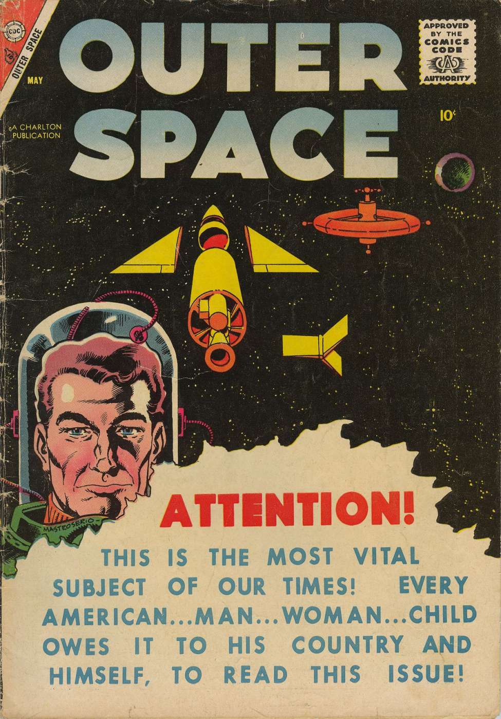 Comic Book Cover For Outer Space 17