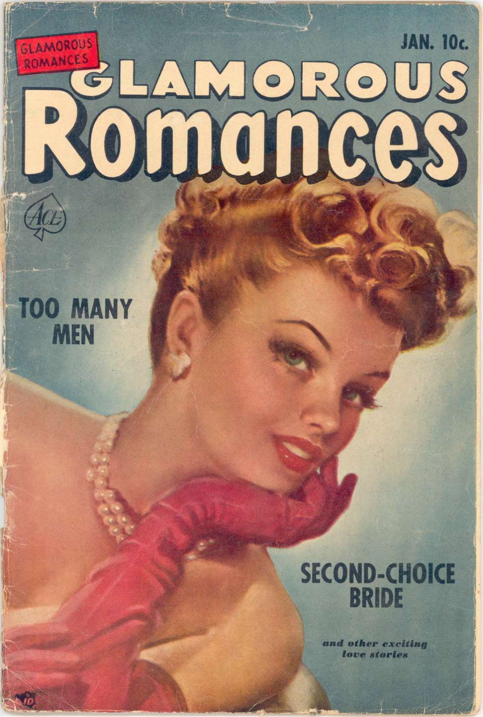 Comic Book Cover For Glamorous Romances 57