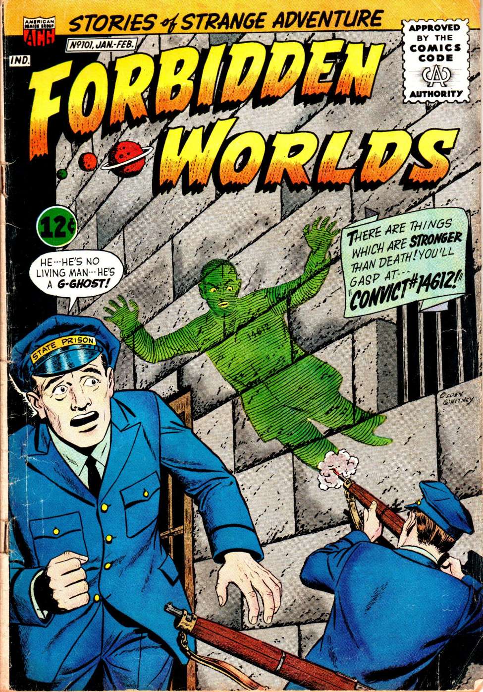 Comic Book Cover For Forbidden Worlds 101