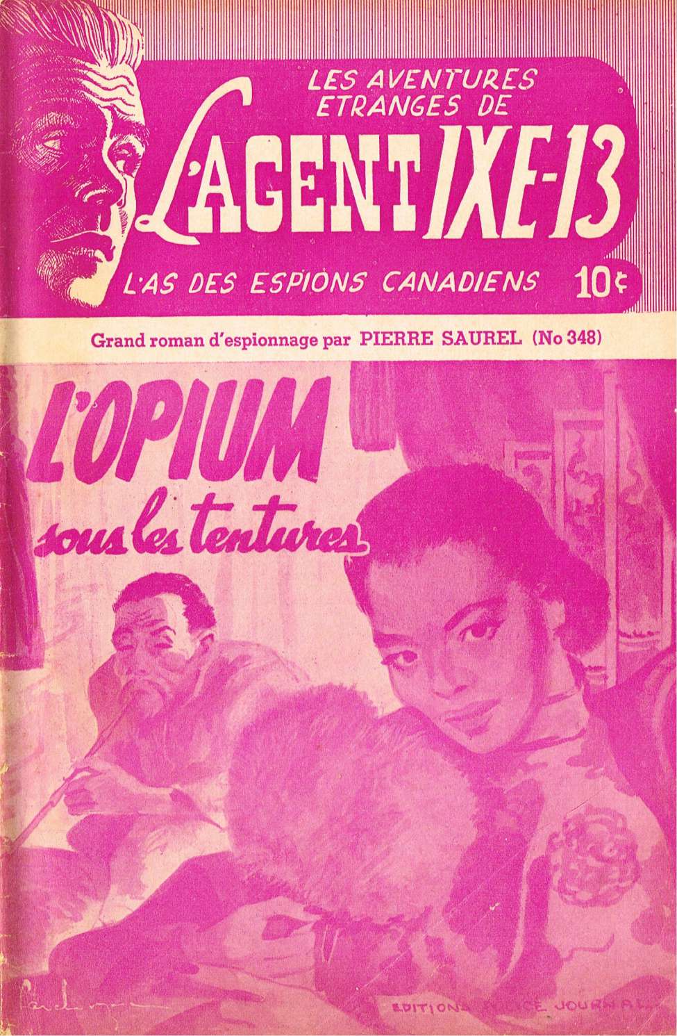 Book Cover For L'Agent IXE-13 v2 348 - L'opium sous les tentures