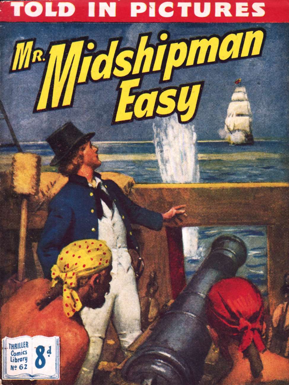 Book Cover For Thriller Comics Library 62 - Mr. Midshipman Easy
