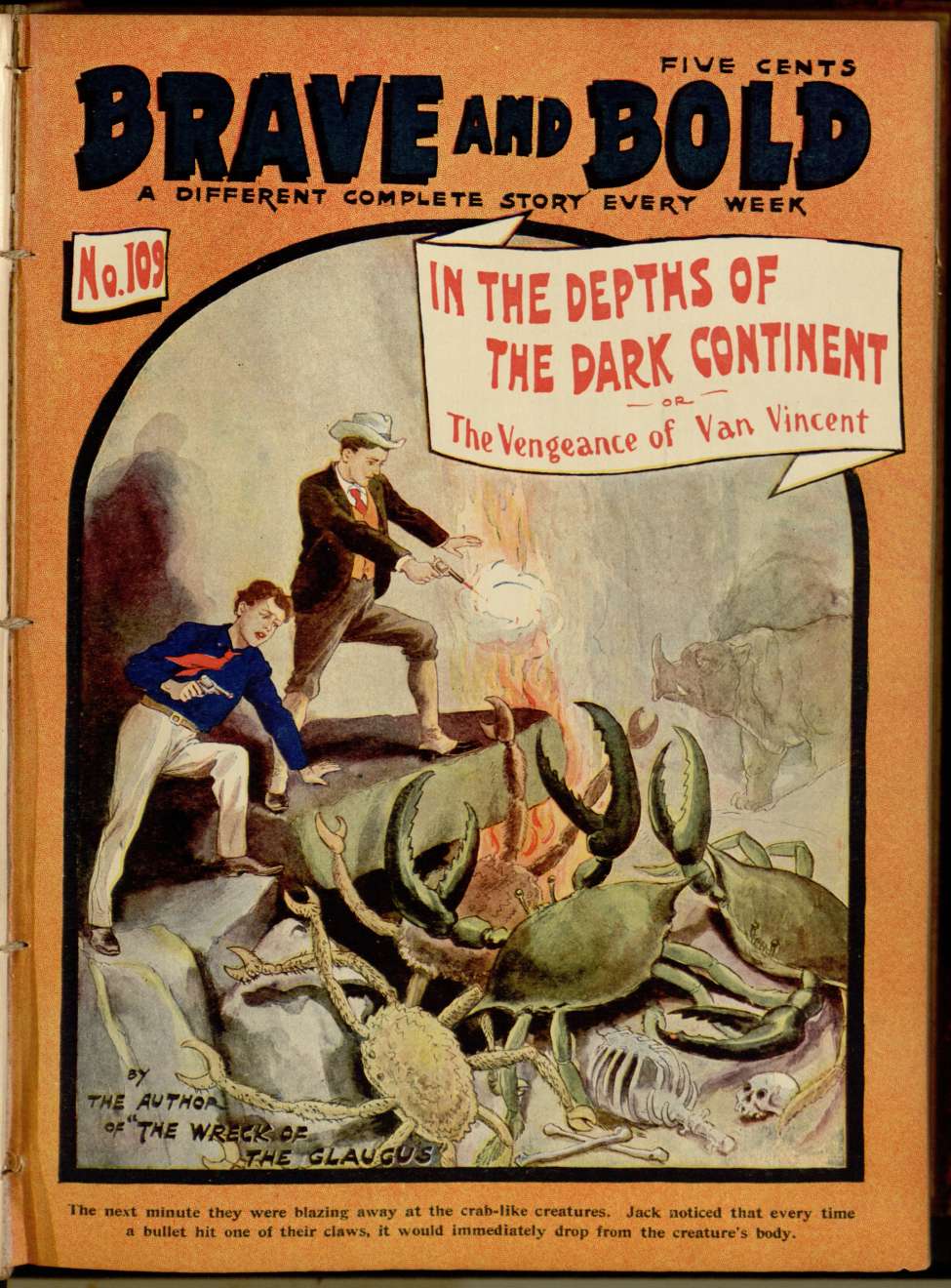 Book Cover For Brave and Bold 109 - In the Depths of the Dark Continent