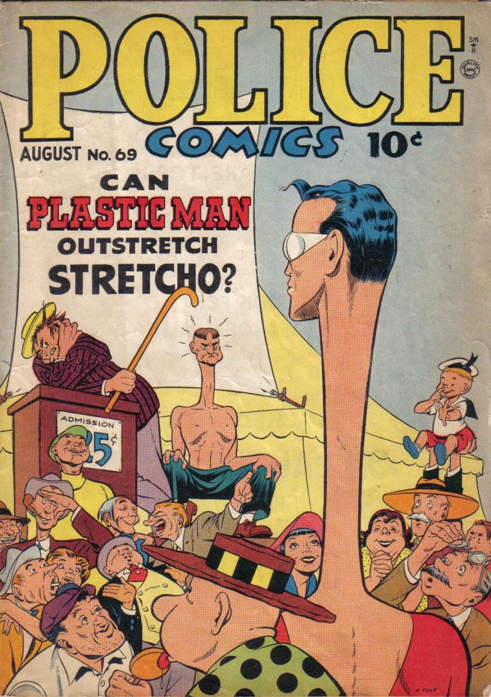 Comic Book Cover For Police Comics 69