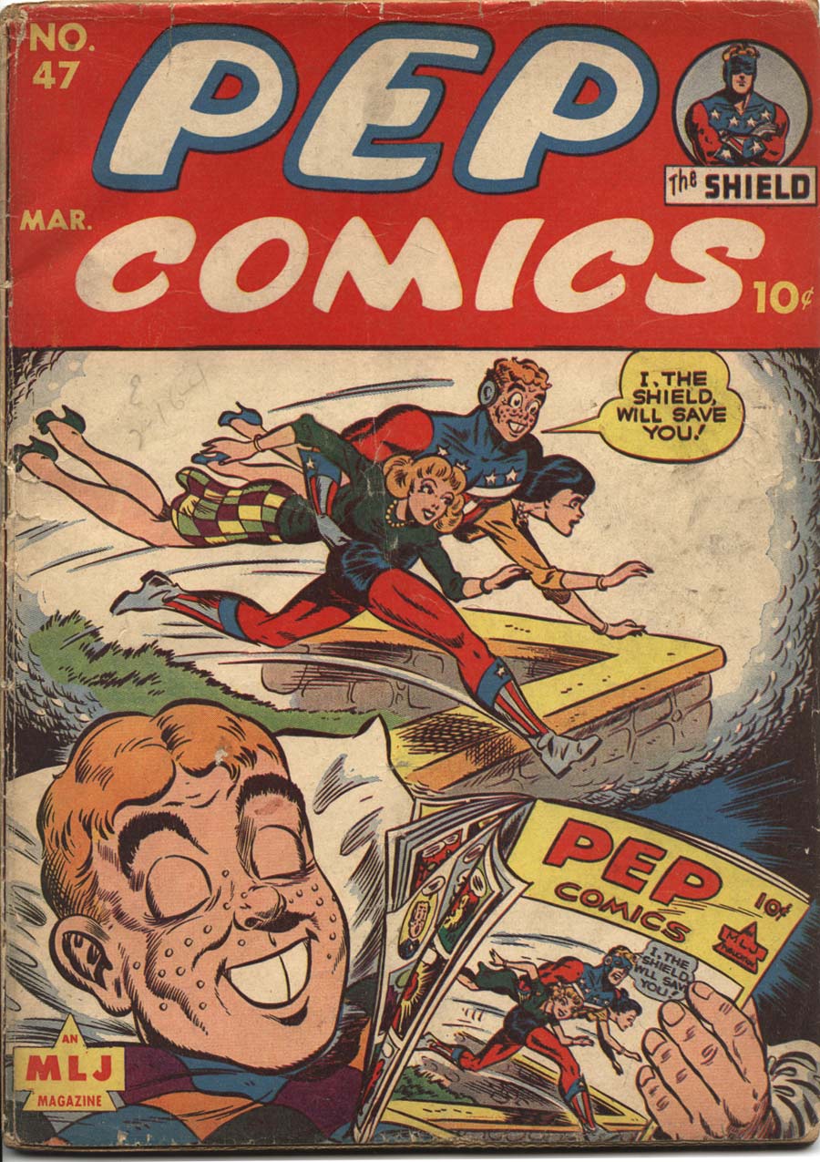 Book Cover For Pep Comics 47