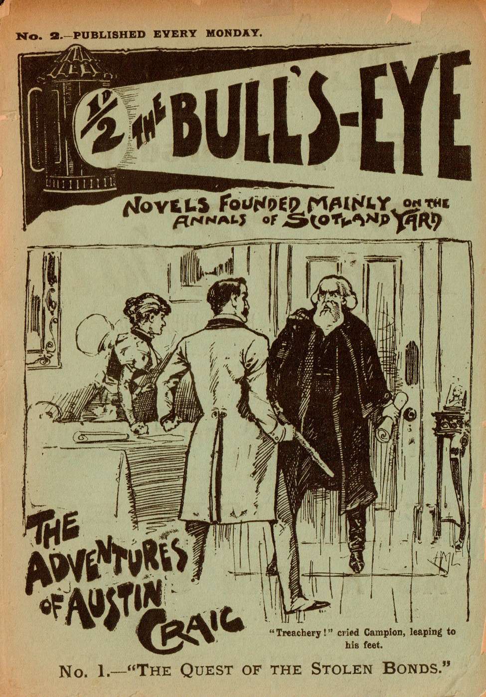 Comic Book Cover For The Bull's-Eye 2 - The Adventures of Austin Craig part 1