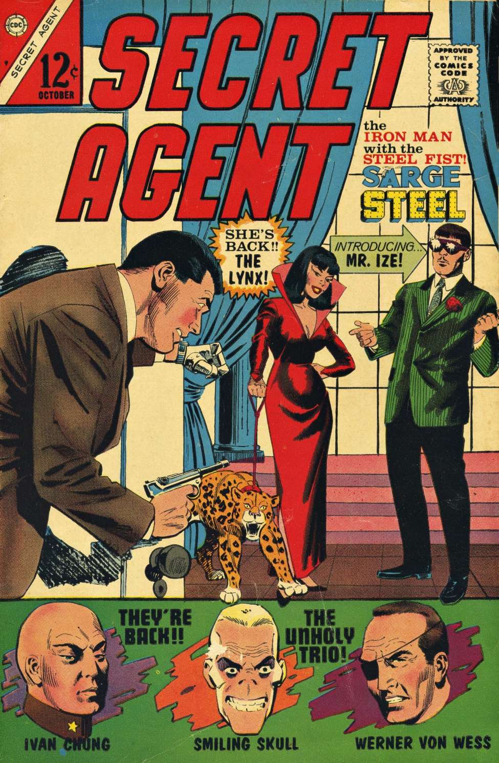Comic Book Cover For Secret Agent 9