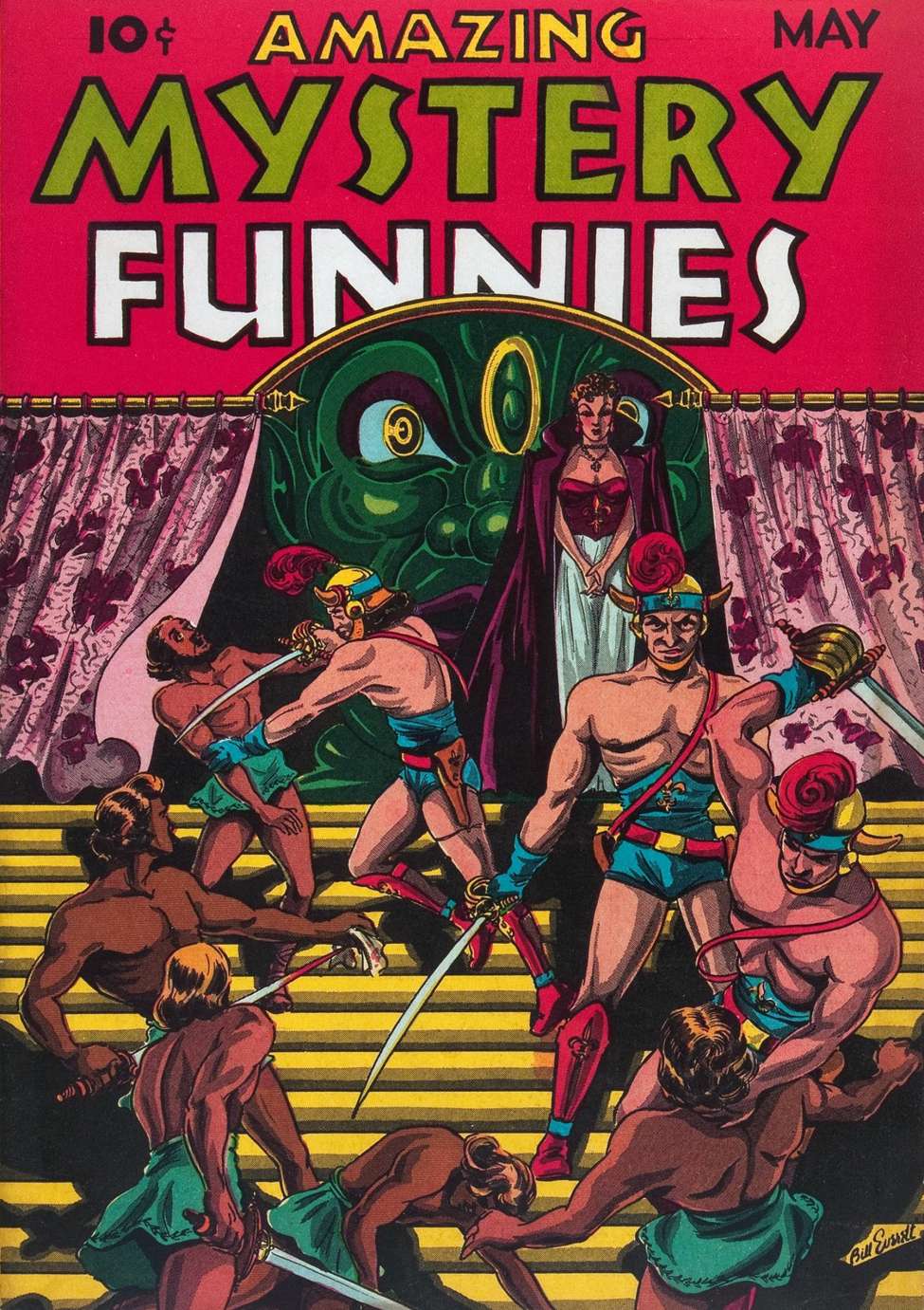 Comic Book Cover For Amazing Mystery Funnies 9 (v2 5)