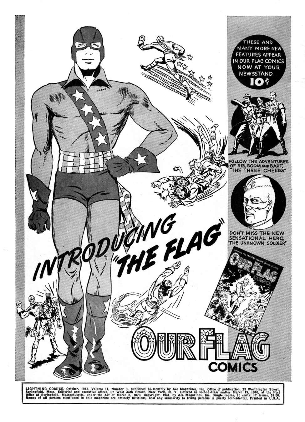 Comic Book Cover For Flag Archives Vol 1 (Ace Comics)