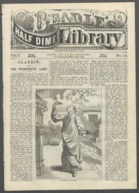 Large Thumbnail For Beadle's Half Dime Library 14 - Aladdin