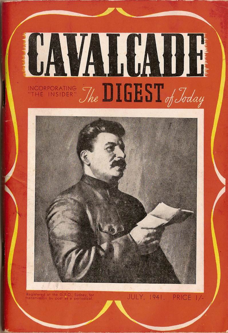 Book Cover For Cavalcade 1941-07