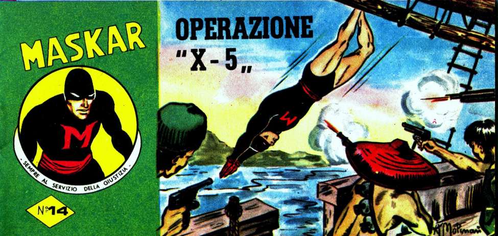 Comic Book Cover For Maskar 14 - Operazione X-5