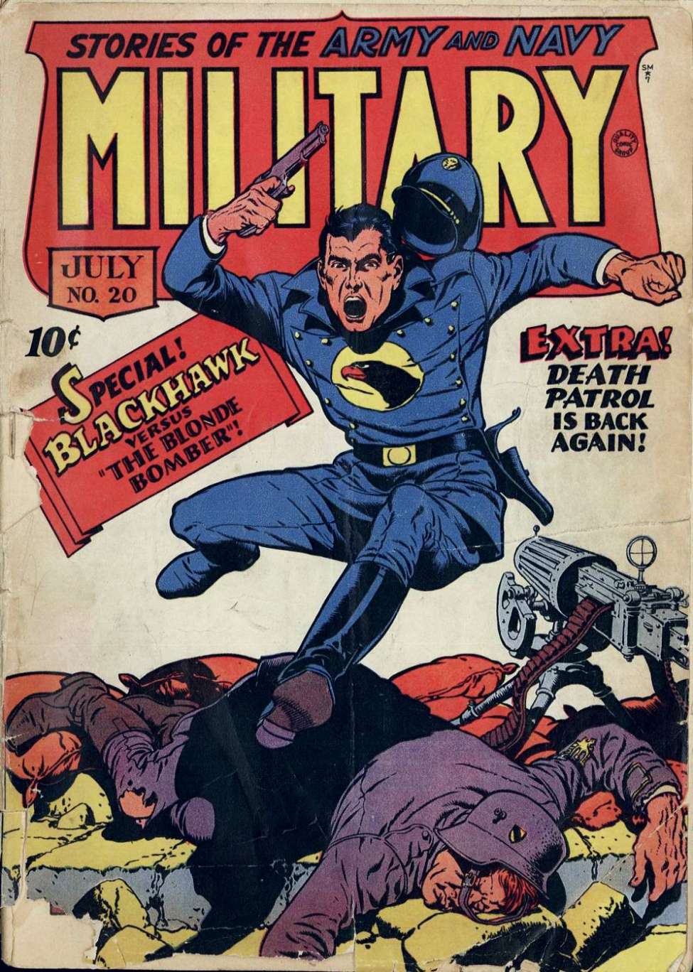Comic Book Cover For Military Comics 20
