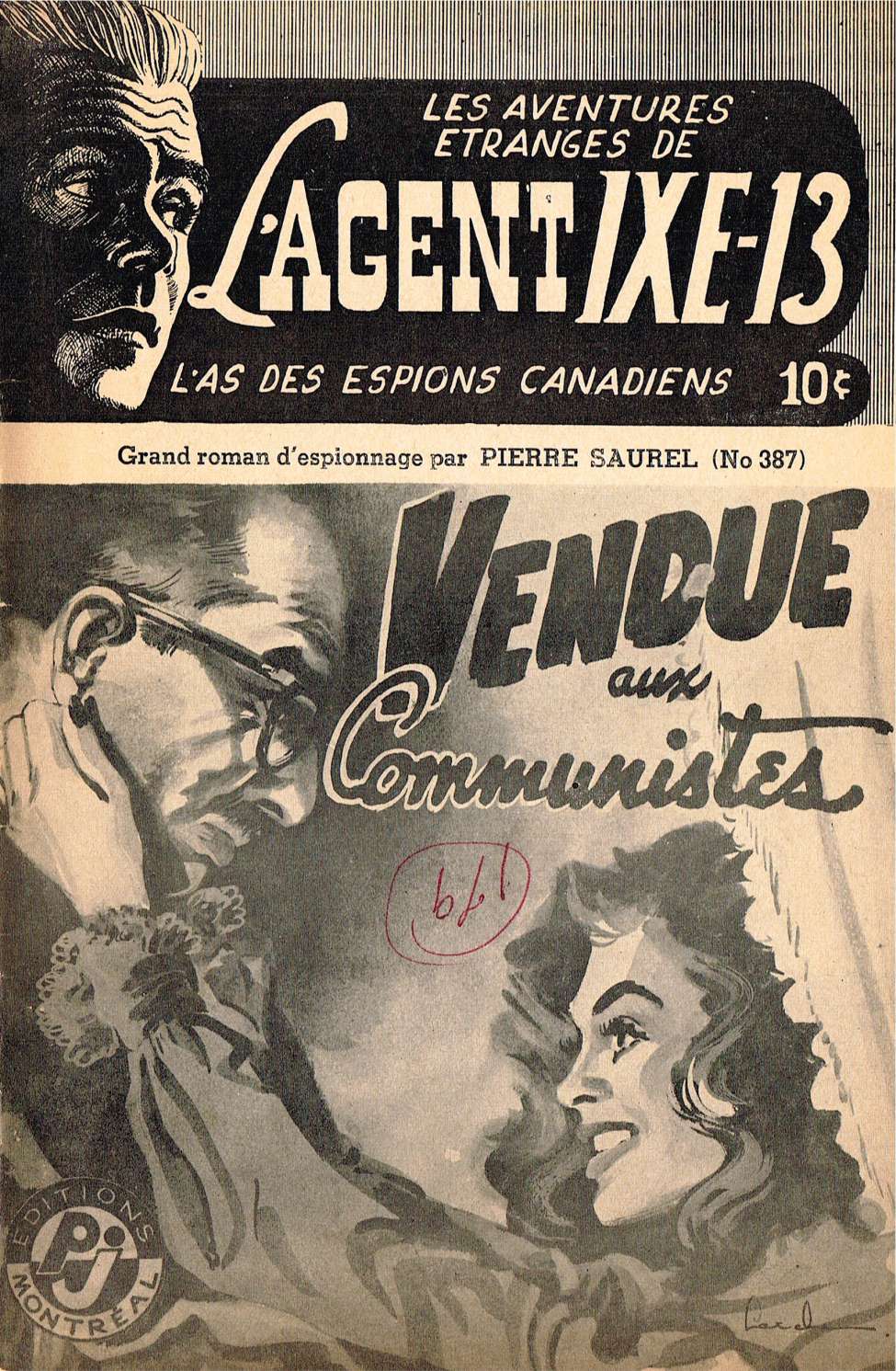 Book Cover For L'Agent IXE-13 v2 387 - Vendu aux communistes