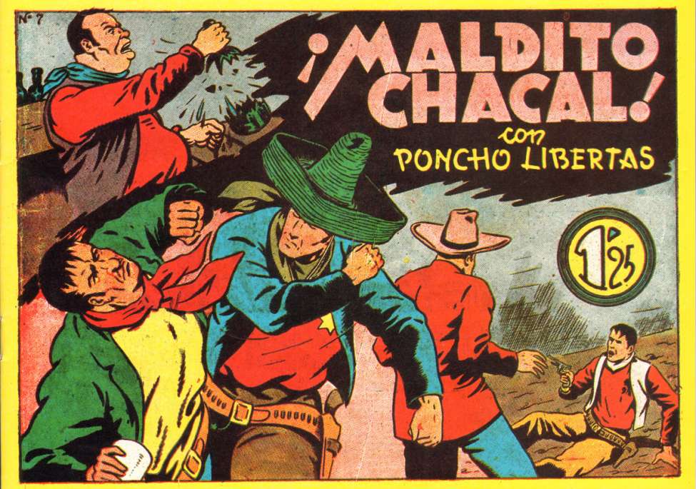 Comic Book Cover For Poncho Libertas 7 - ¡Maldito Chacal!