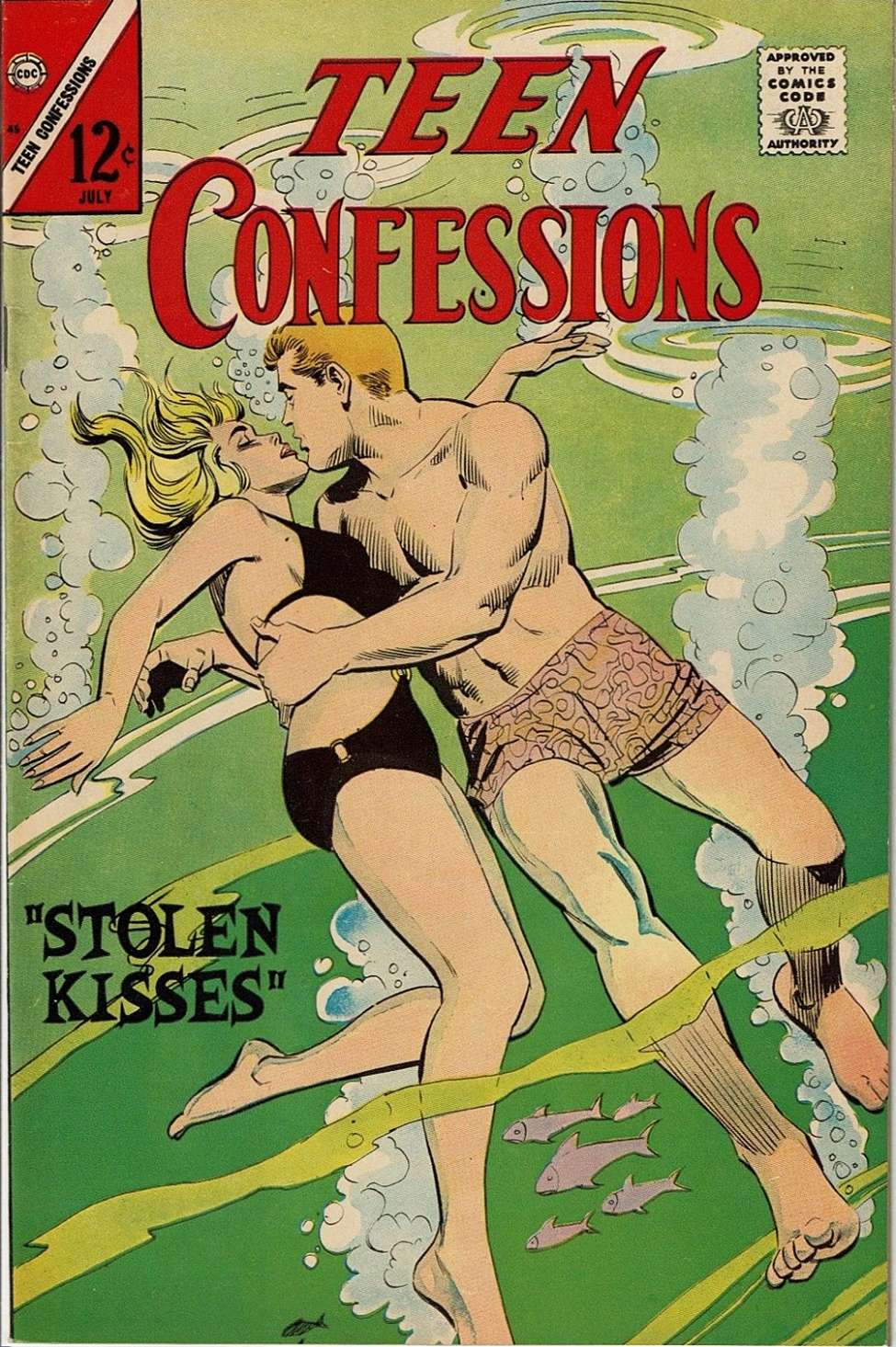 Comic Book Cover For Teen Confessions 45