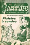 Cover For L'Agent IXE-13 v2 556 - Plaisirs a vendre