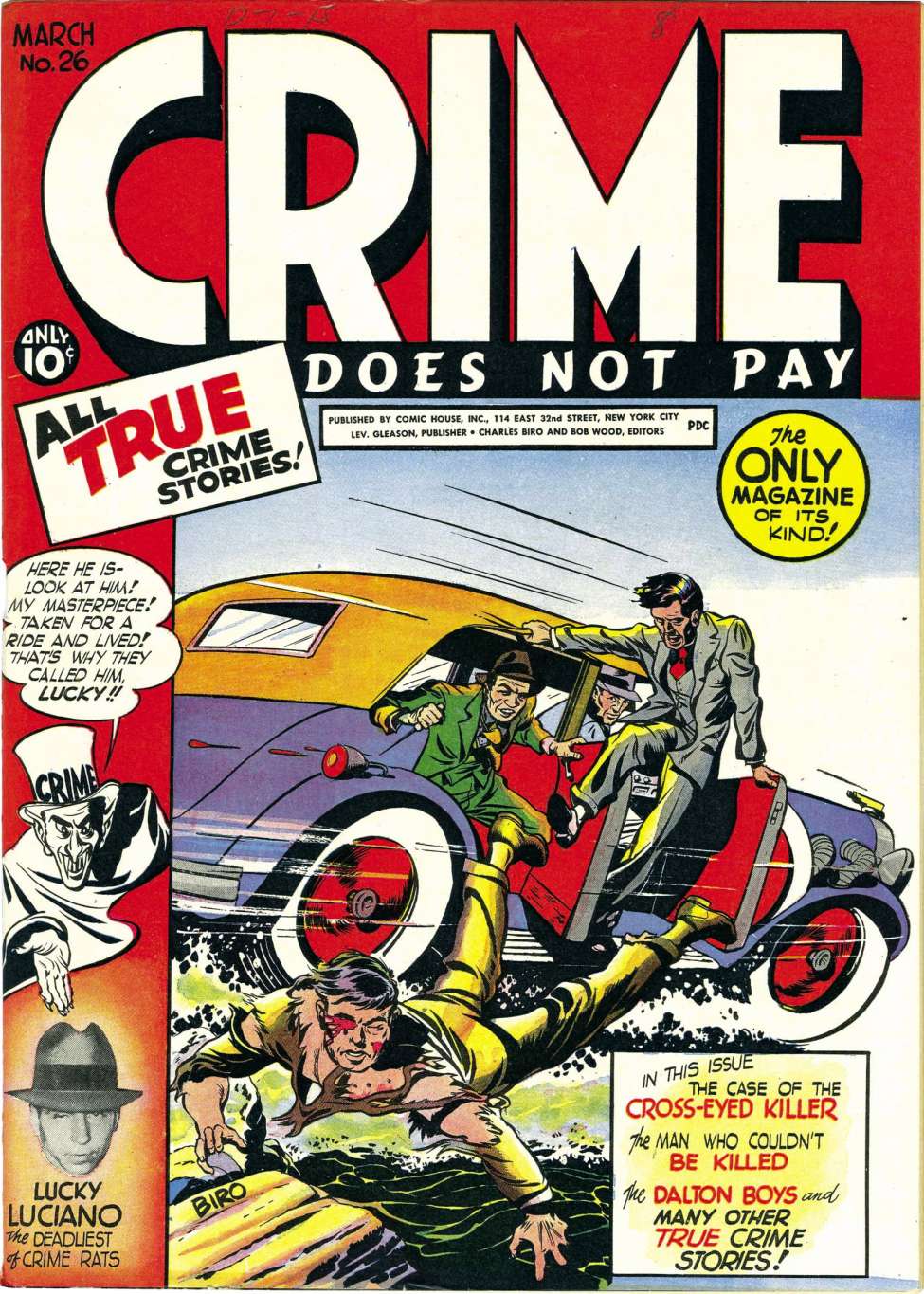 Comic Book Cover For Crime Does Not Pay 26 - Version 1