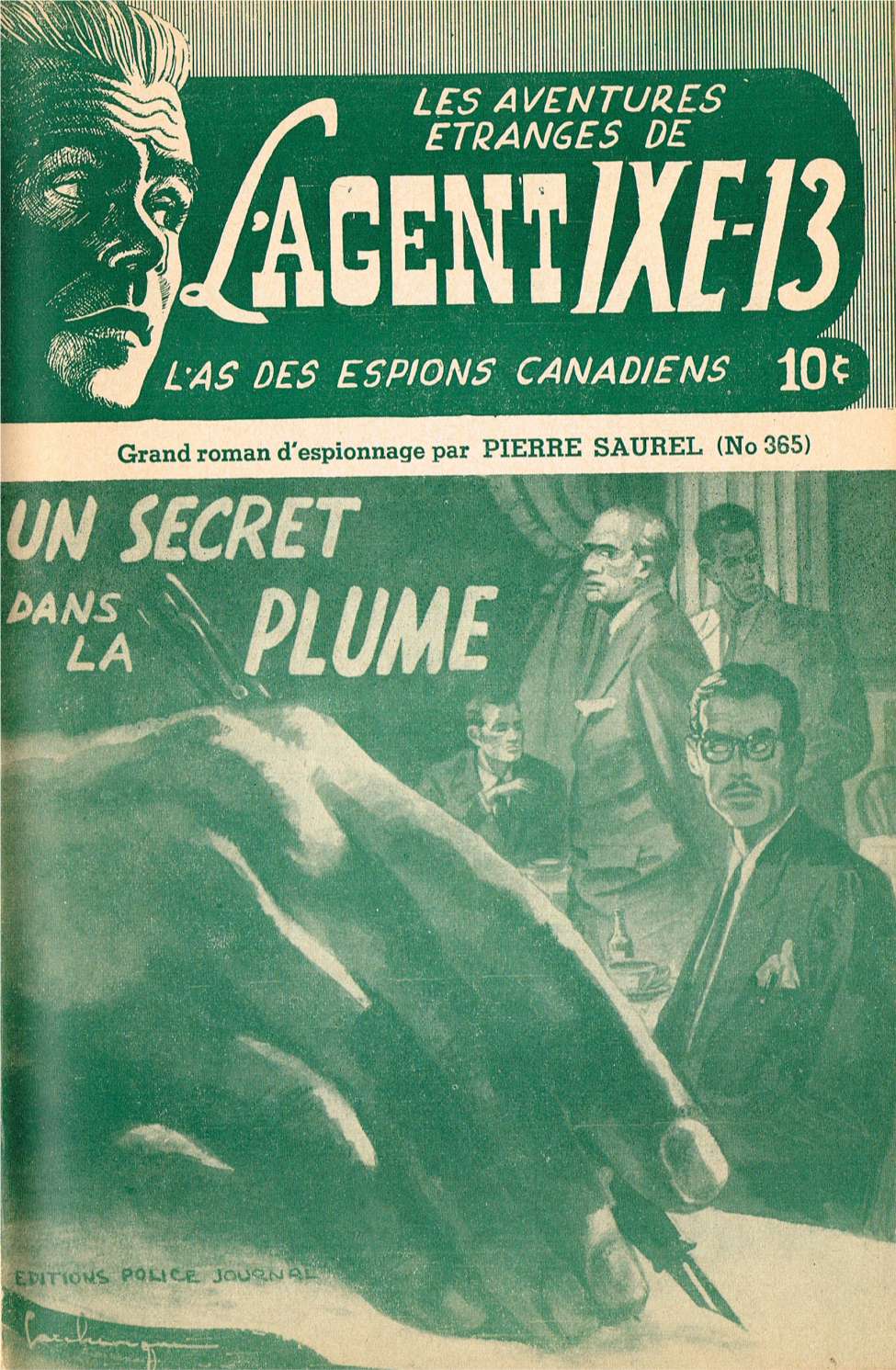Book Cover For L'Agent IXE-13 v2 365 - Un secret dans la plume