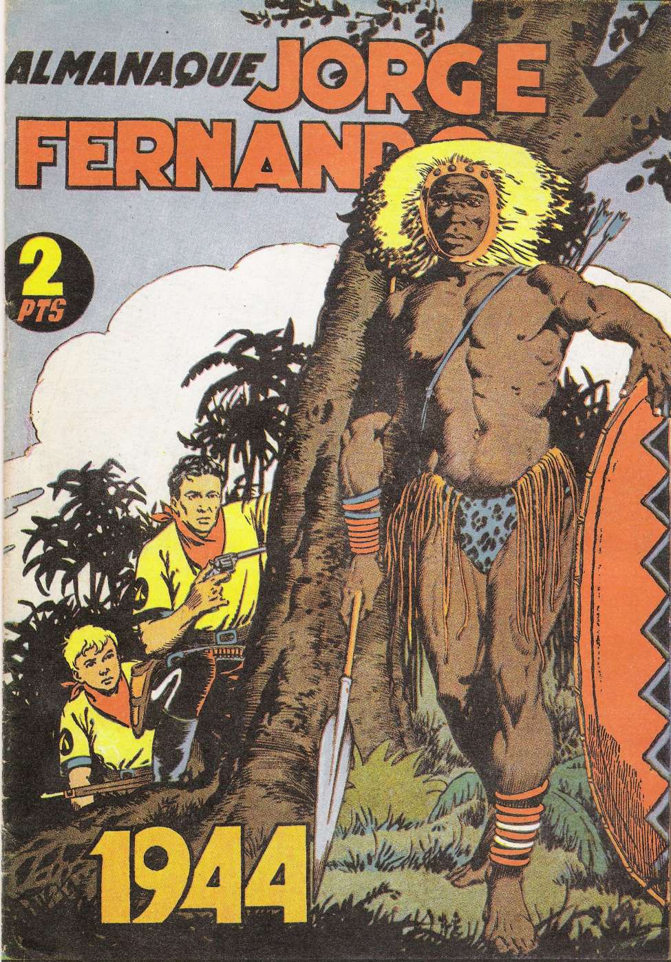 Comic Book Cover For Jorge y Fernando Almanaque 1944
