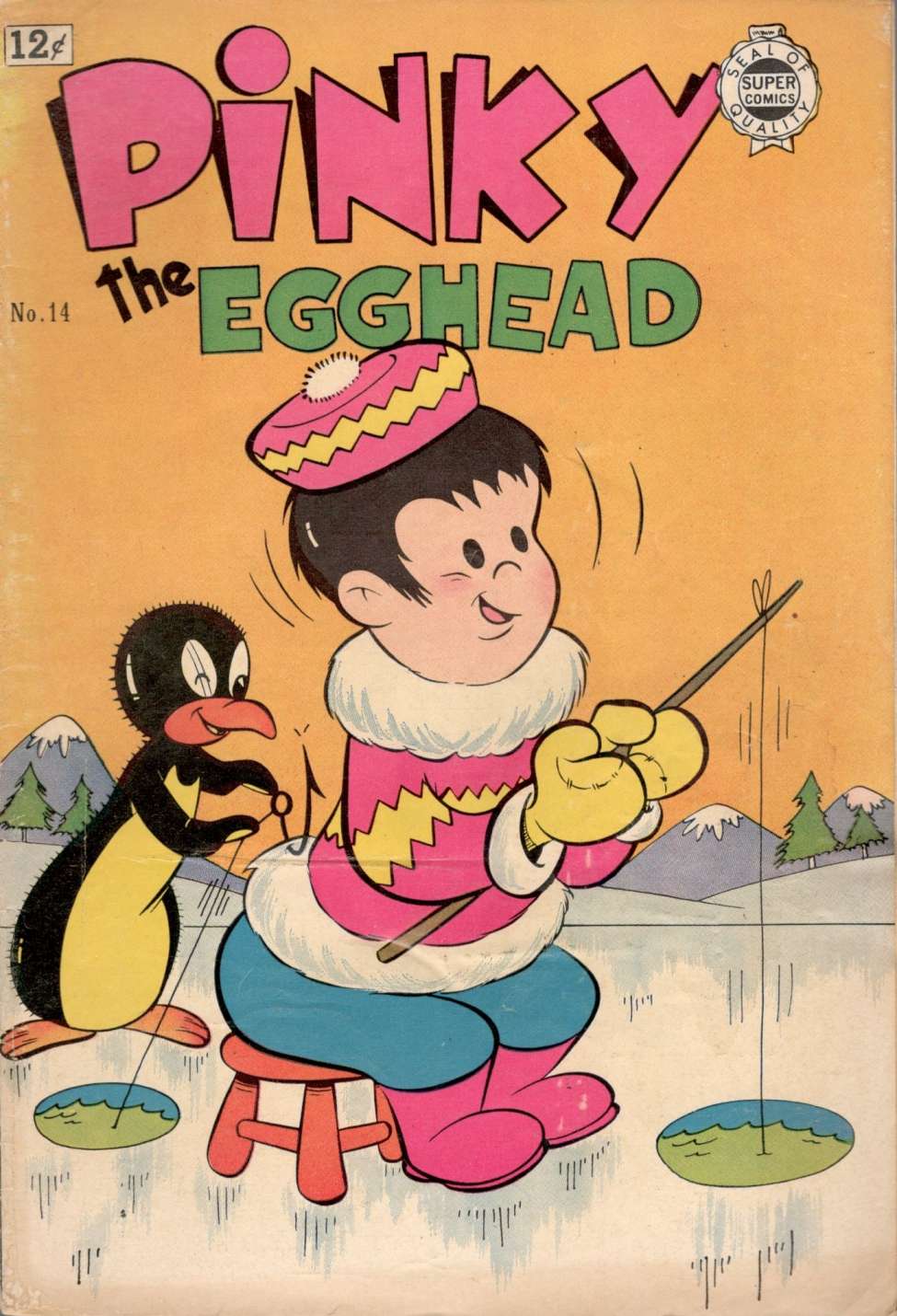 Comic Book Cover For Pinky the Egghead 14
