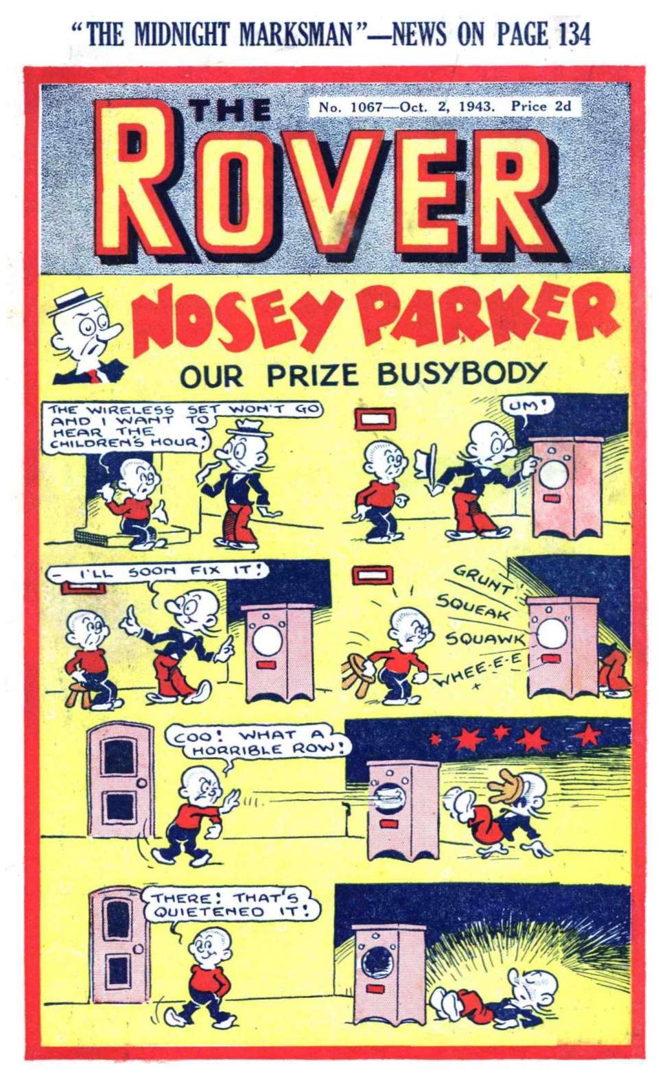 Comic Book Cover For The Rover 1067
