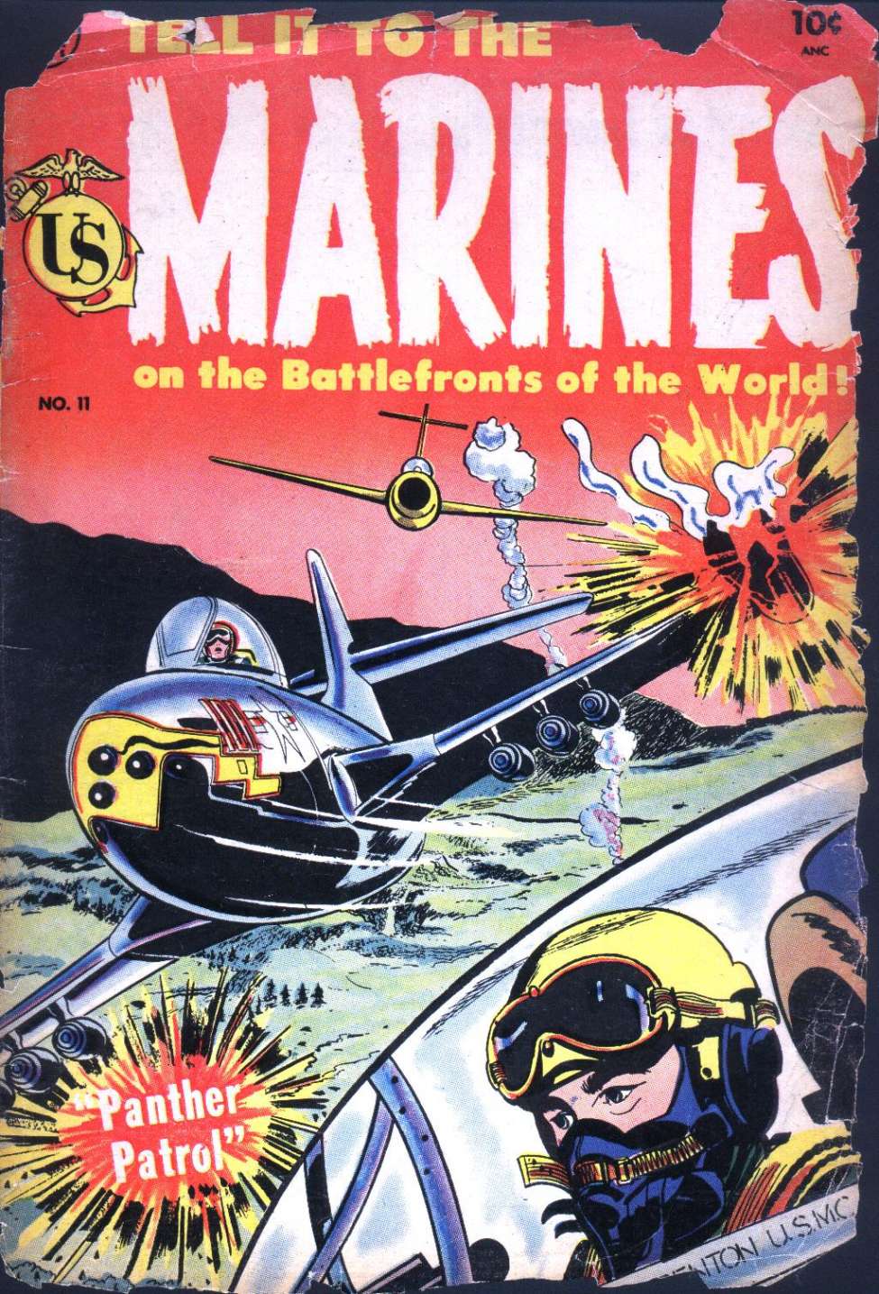 Comic Book Cover For Tell It to the Marines 11