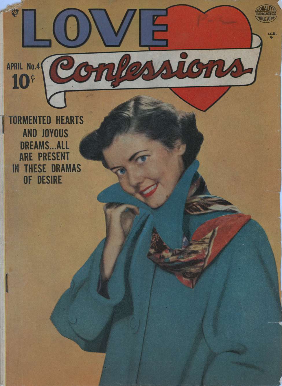 Comic Book Cover For Love Confessions 4