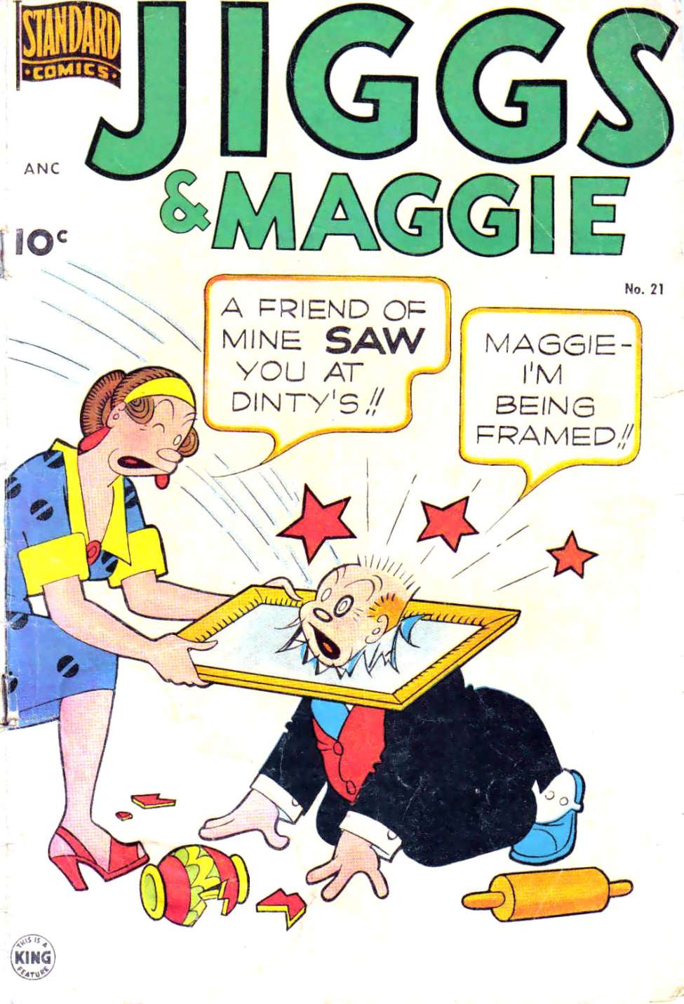 Book Cover For Jiggs & Maggie 21