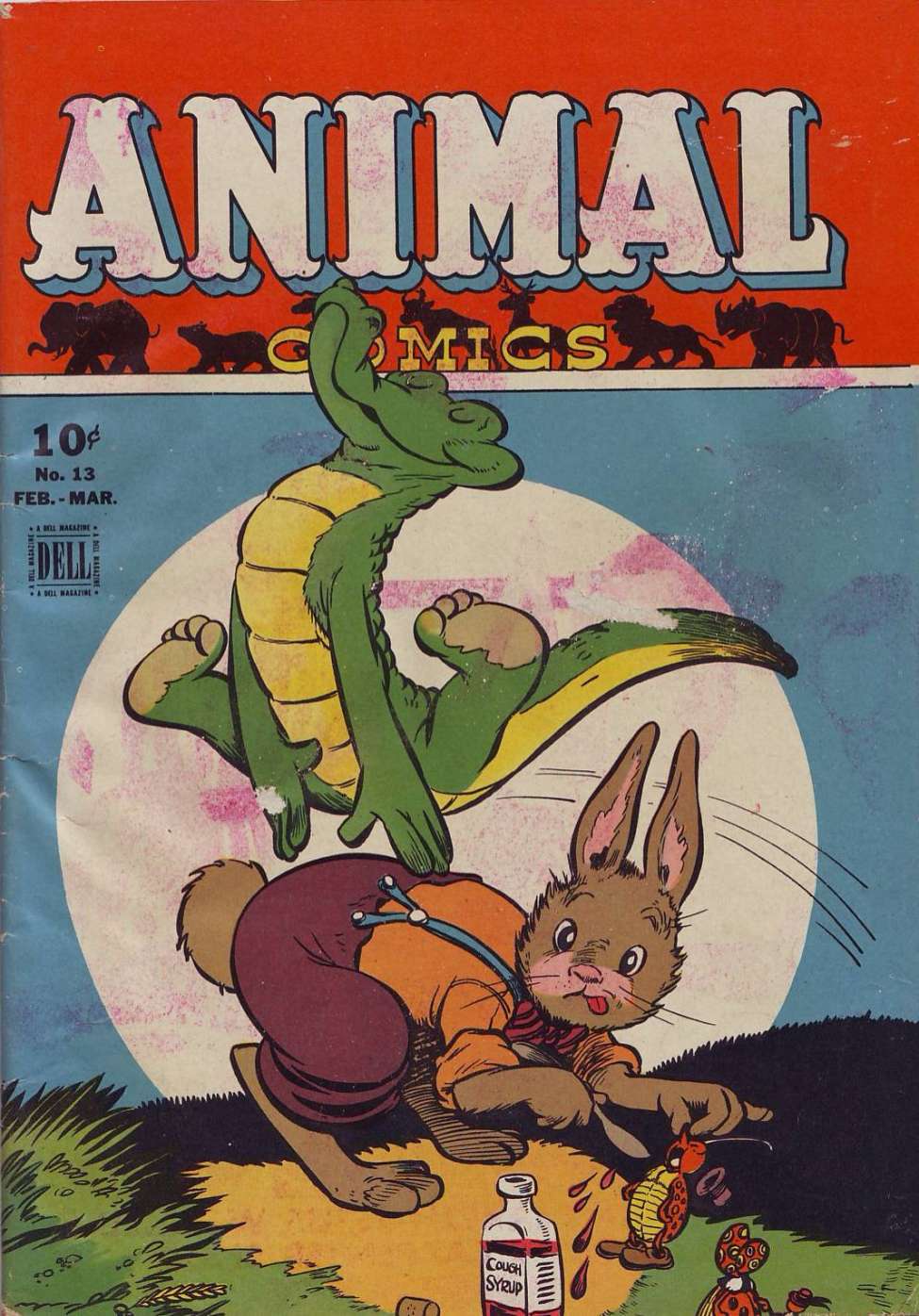 Comic Book Cover For Animal Comics 13