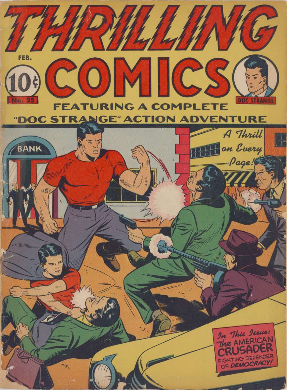 Book Cover For Thrilling Comics 25 - Version 2