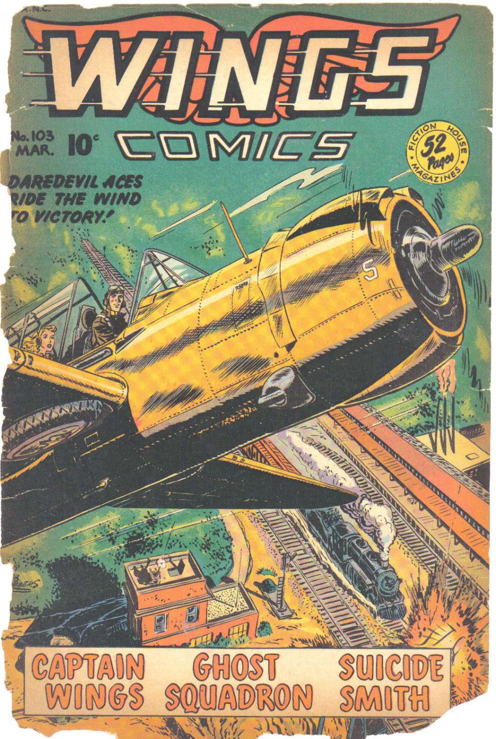 Comic Book Cover For Wings Comics 103