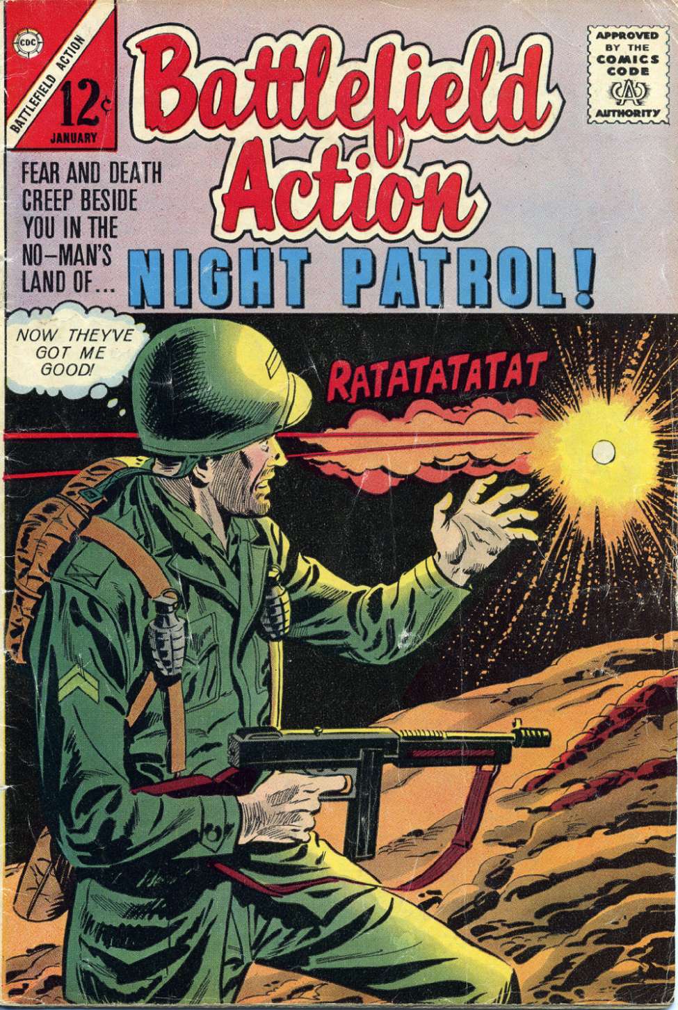 Comic Book Cover For Battlefield Action 45