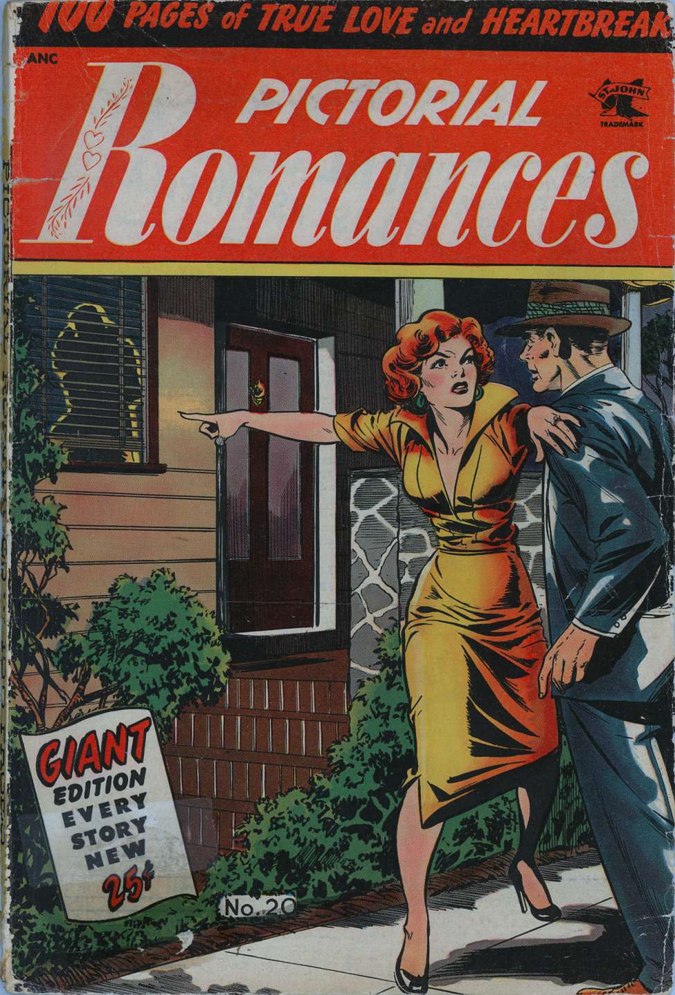 Comic Book Cover For Pictorial Romances 20