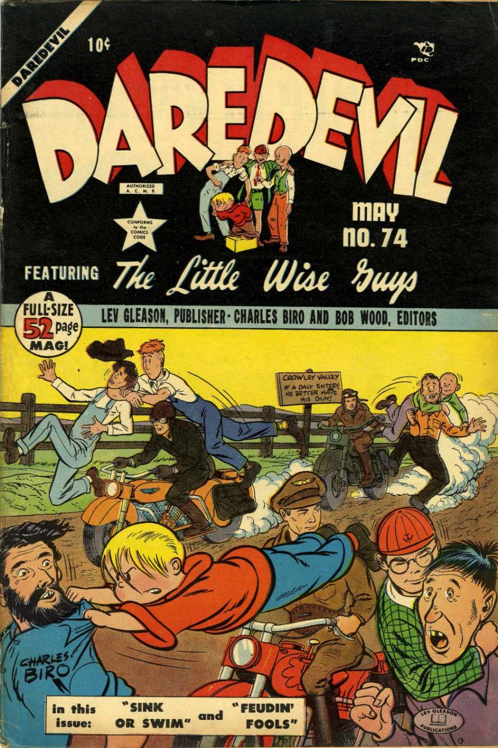 Comic Book Cover For Daredevil Comics 74