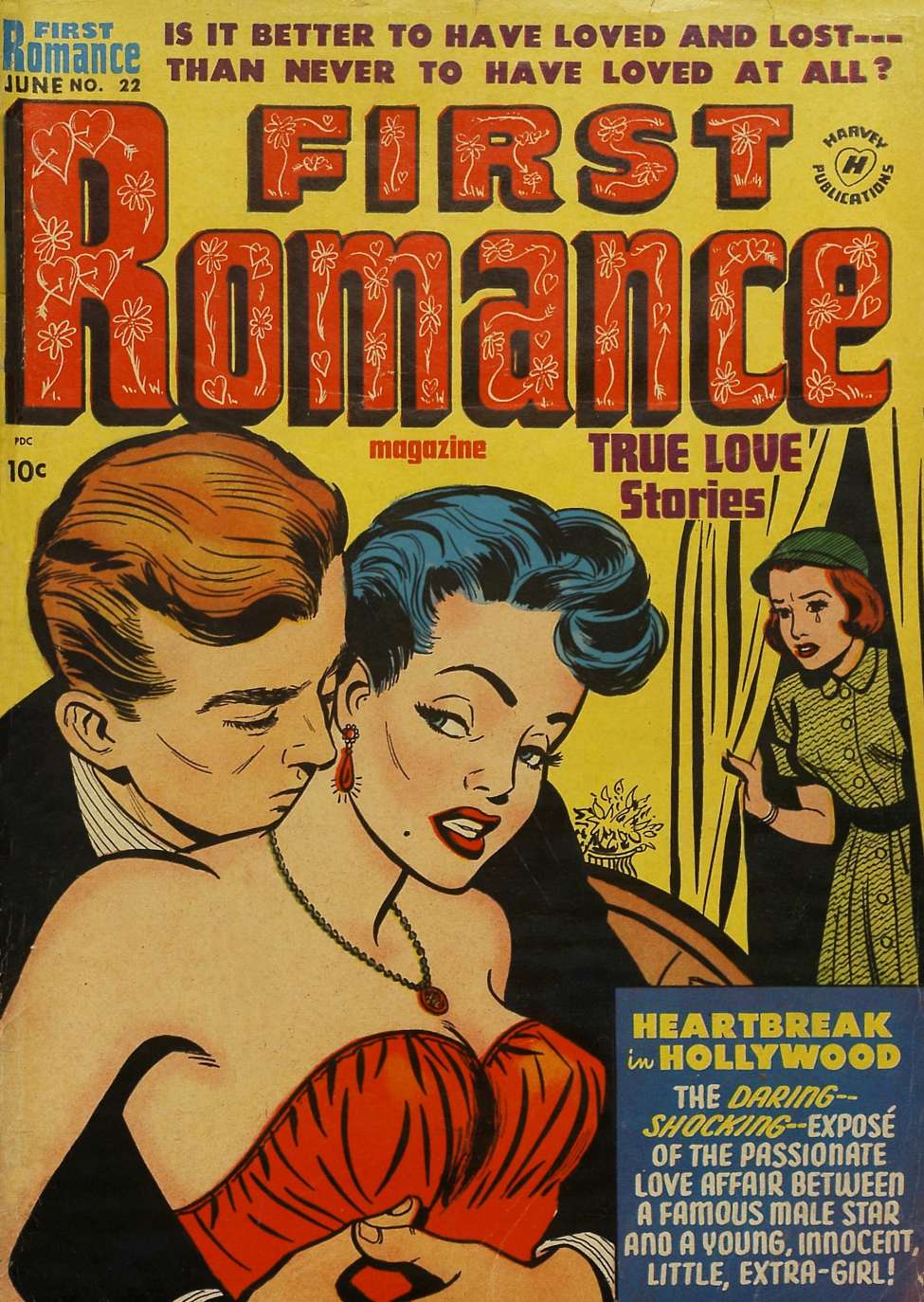 Book Cover For First Romance Magazine 22