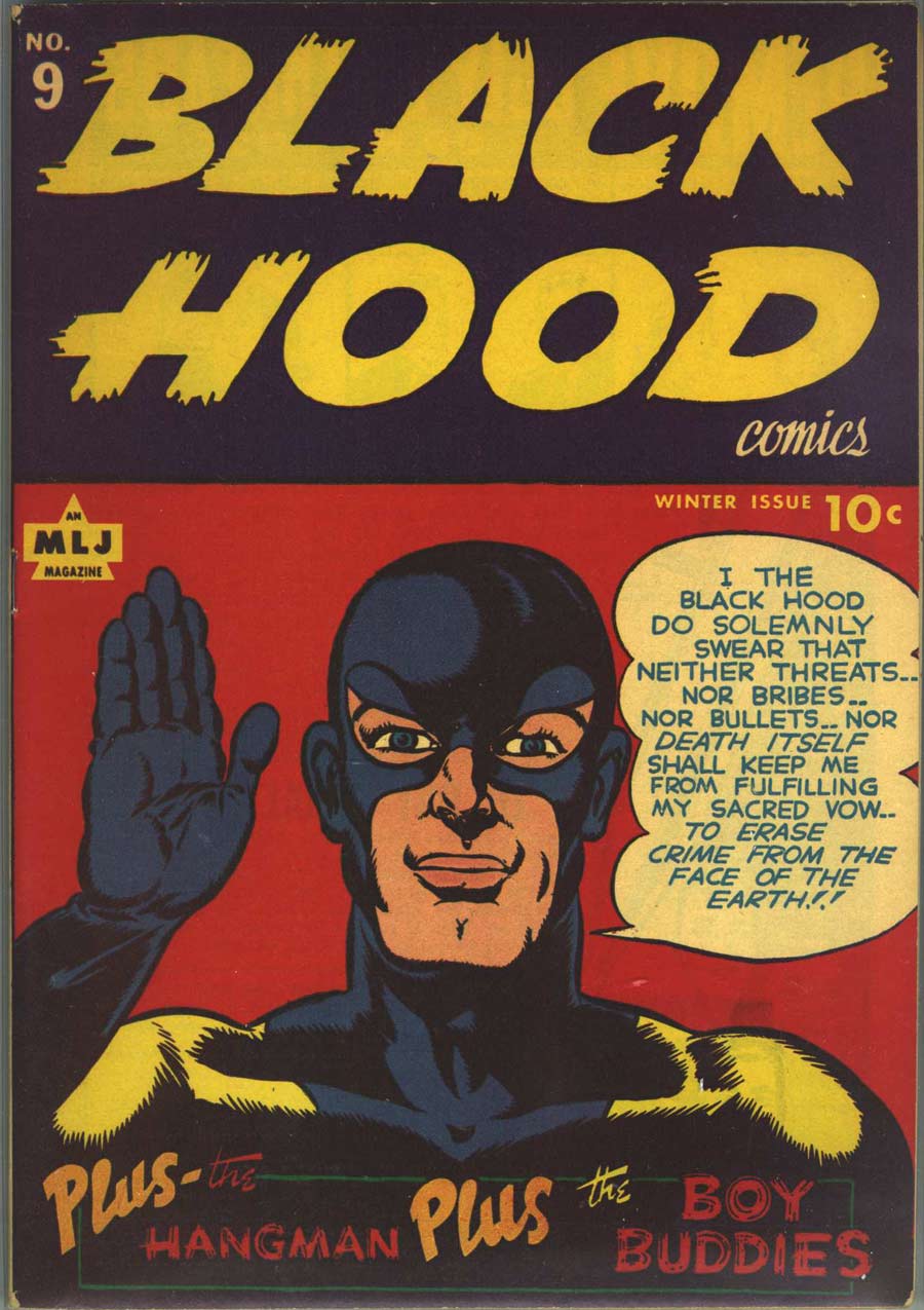 Book Cover For Black Hood Comics 9