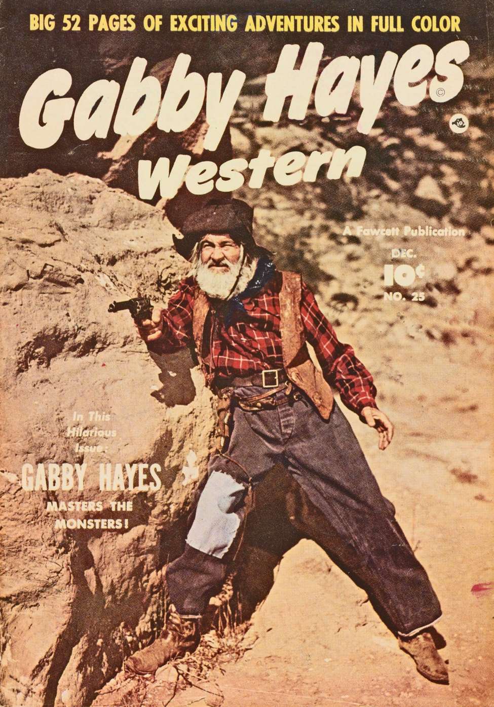 Comic Book Cover For Gabby Hayes Western 25