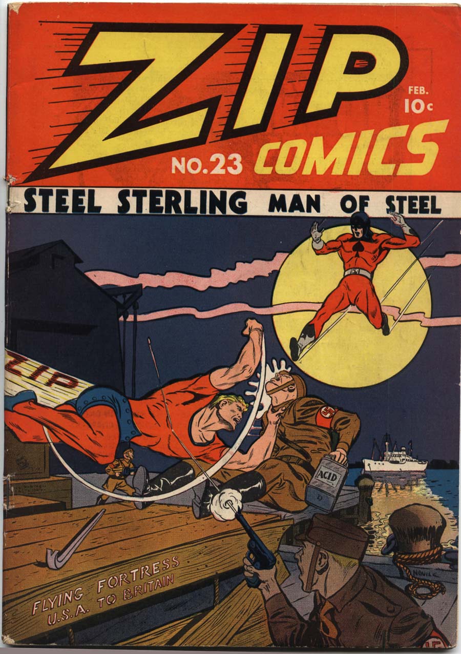 Book Cover For Zip Comics 23