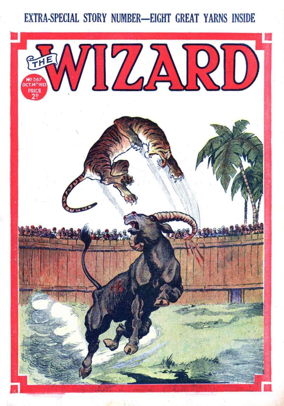 Comic Book Cover For The Wizard 567