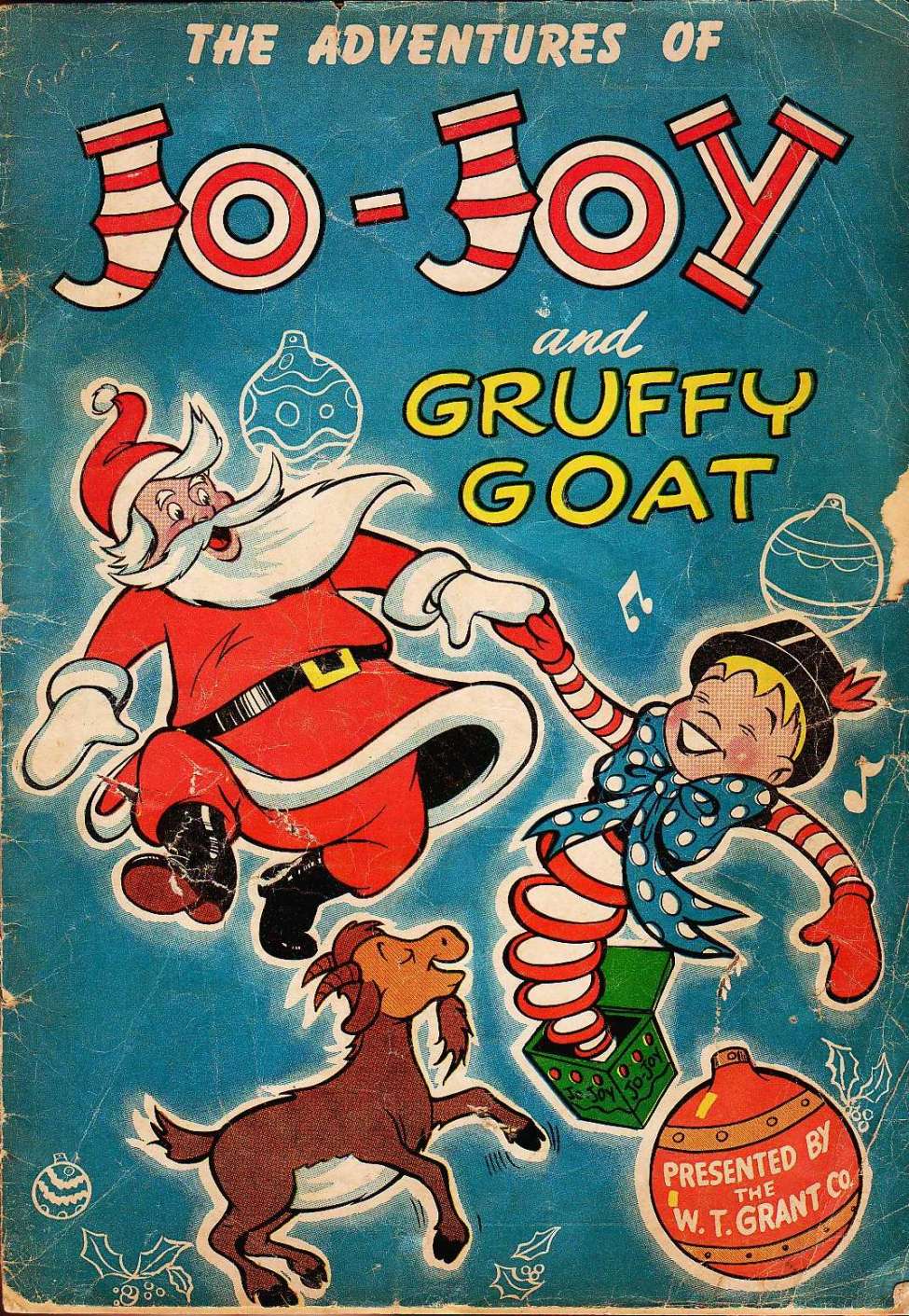 Comic Book Cover For The Adventures of Jo-Joy and the Gruffy Goat