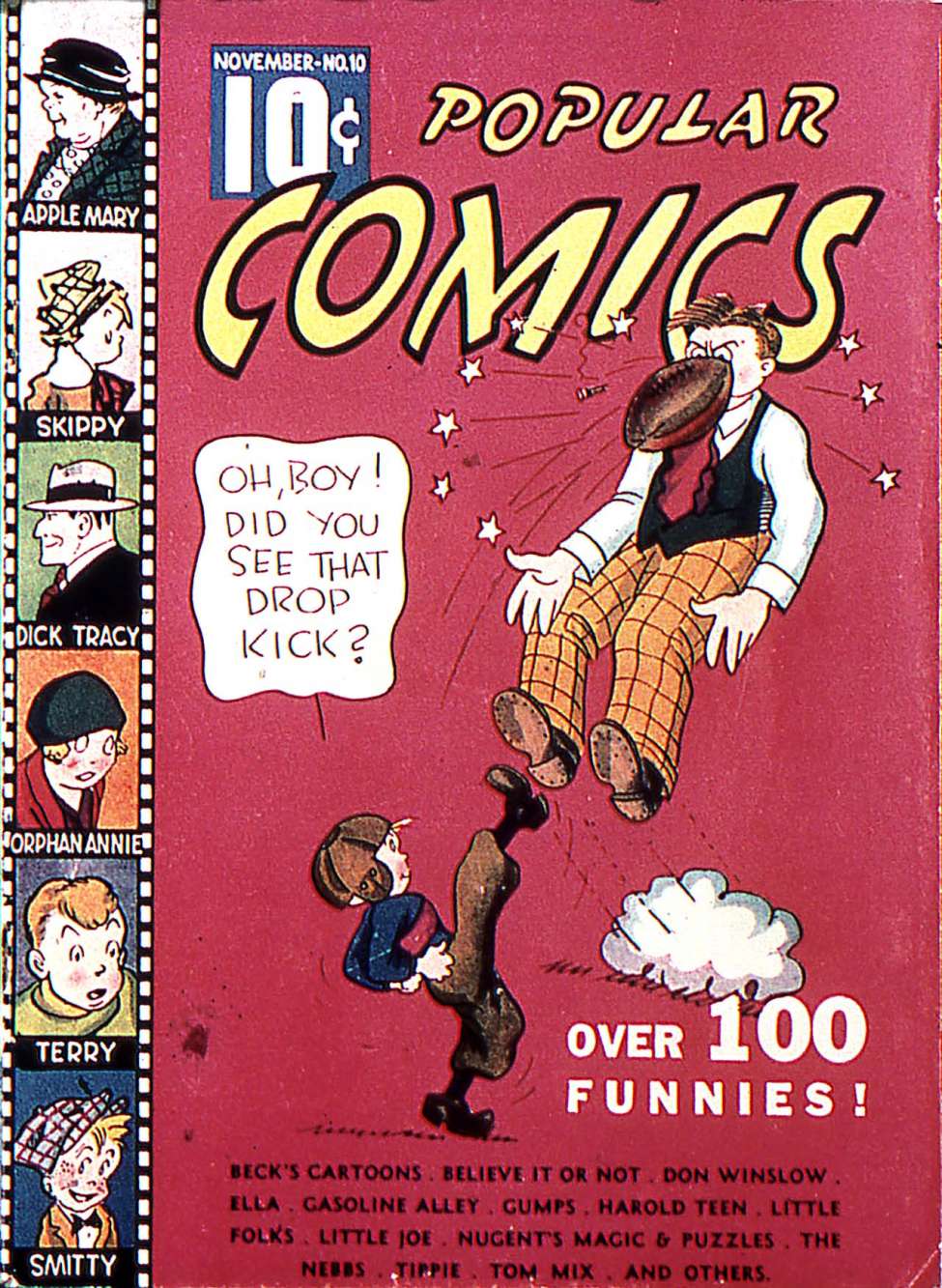 Book Cover For Popular Comics 10 (fiche) - Version 2