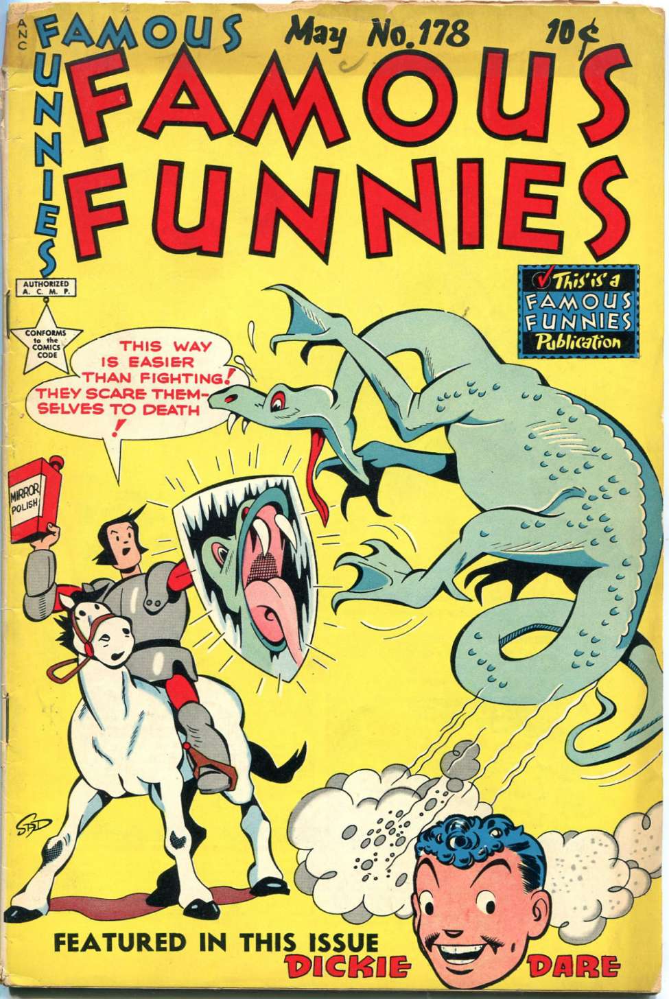Comic Book Cover For Famous Funnies 178