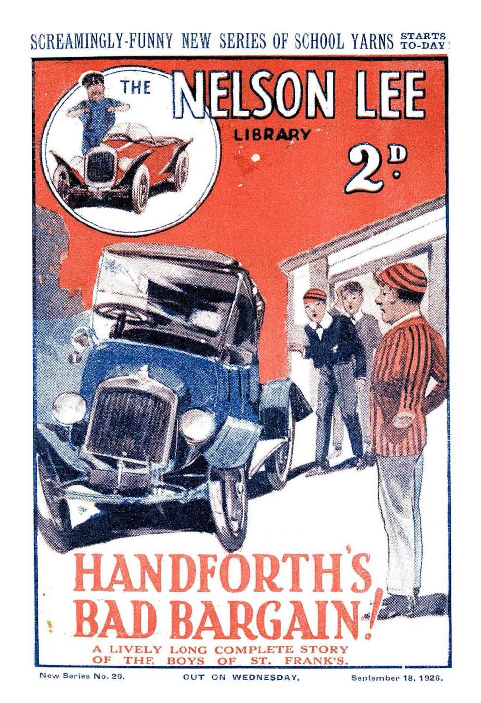 Book Cover For Nelson Lee Library s2 20 - Handforth's Bad Bargain