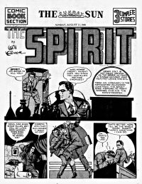 Large Thumbnail For The Spirit (1940-08-11) - Baltimore Sun (b/w)