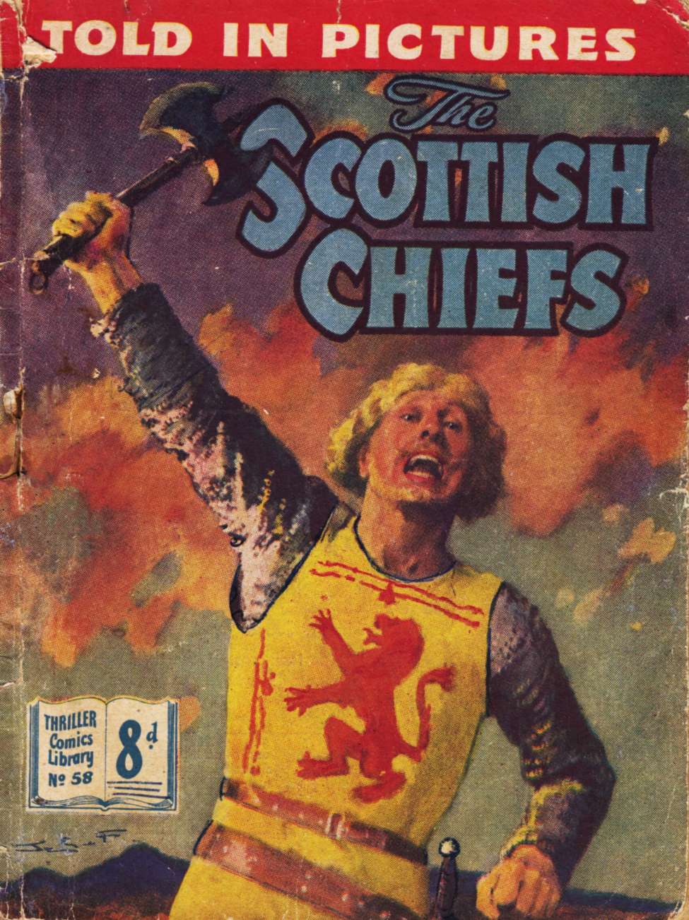 Book Cover For Thriller Comics Library 58 - Scottish Chiefs
