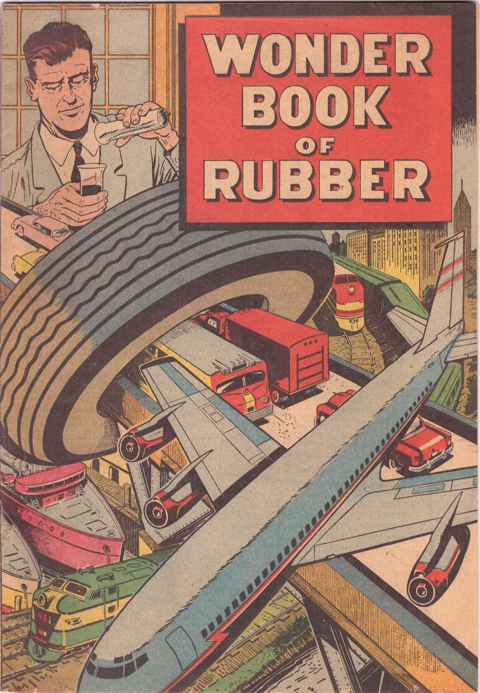 Comic Book Cover For Wonder Book of Rubber PRD-62