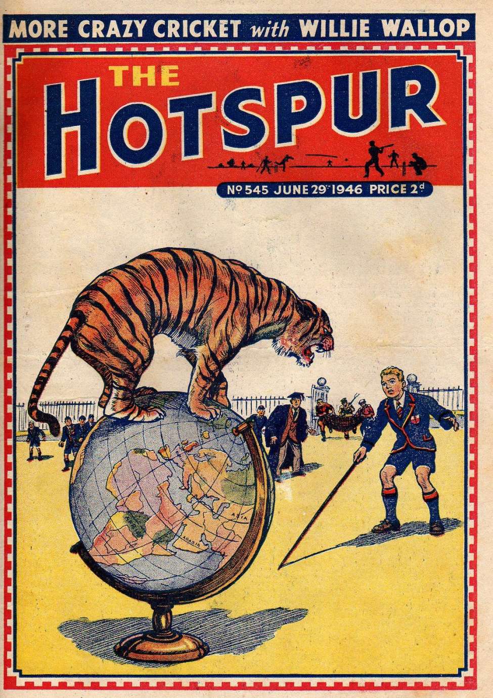 Comic Book Cover For The Hotspur 545