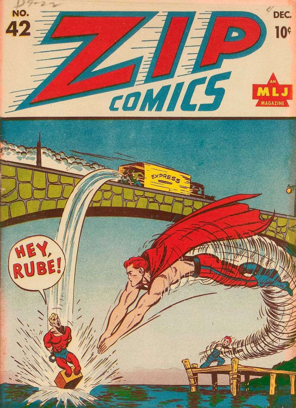 Comic Book Cover For Zip Comics 42